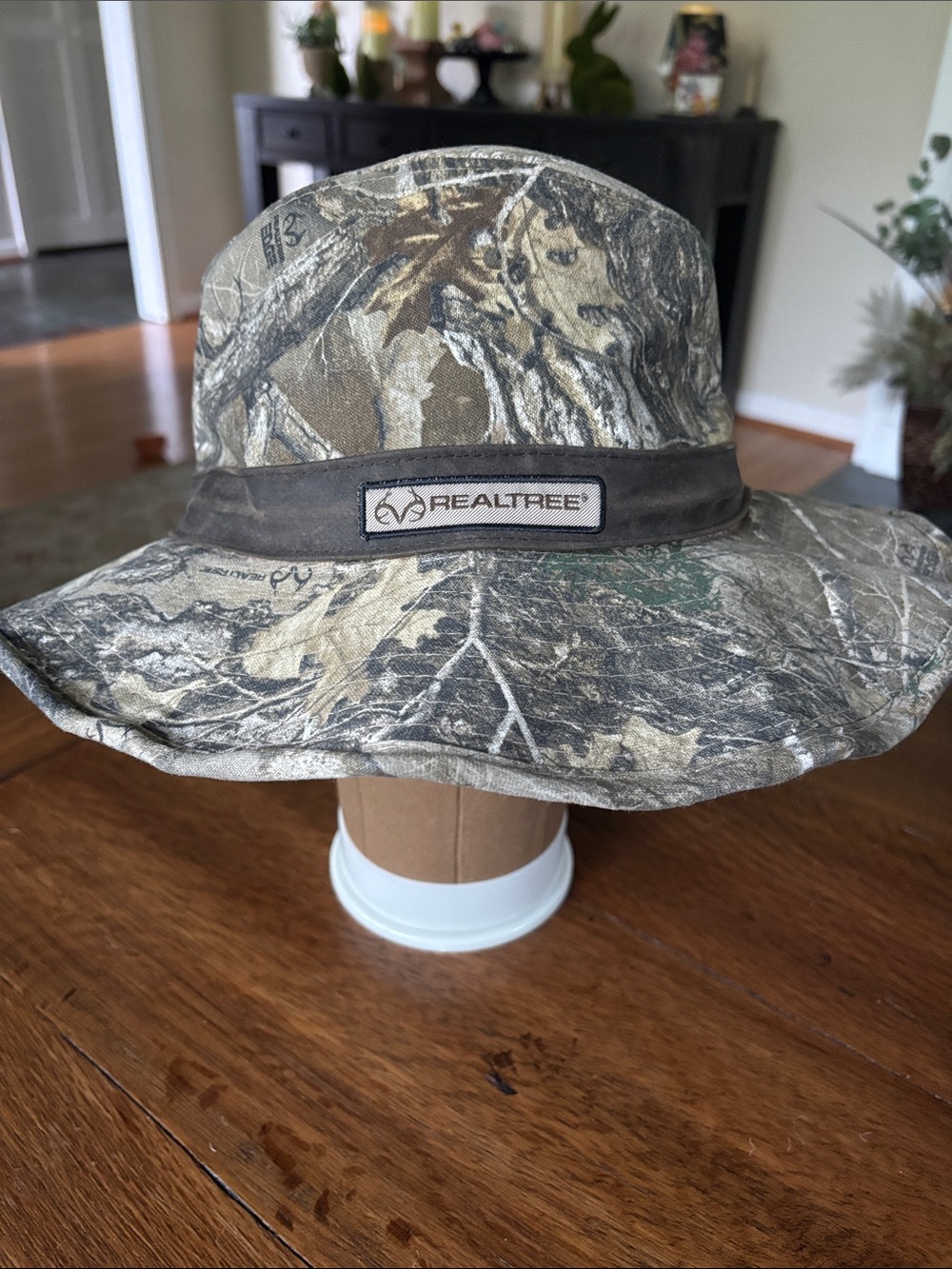 Real tree Camo Safari Hat L/XL